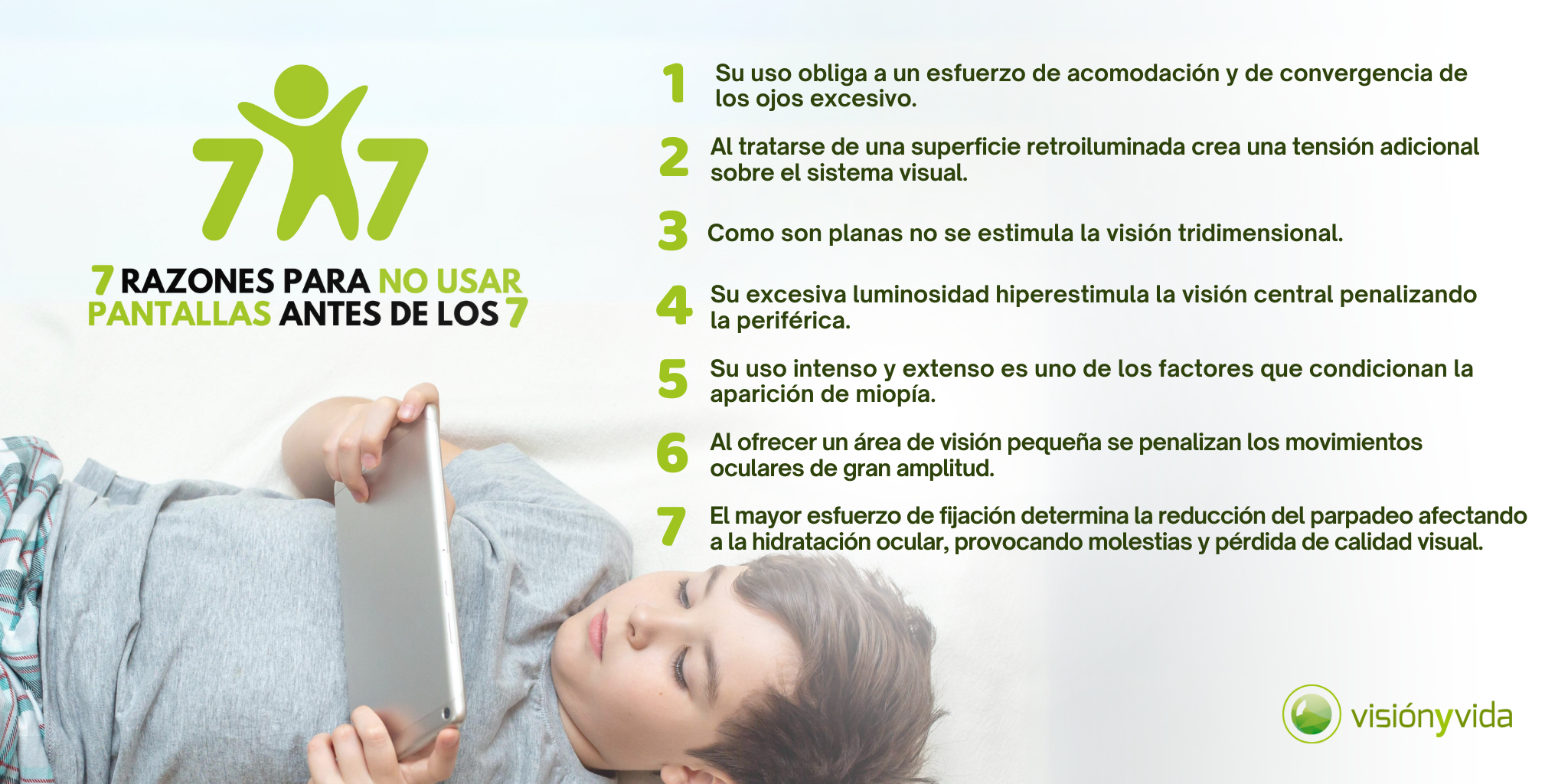7 razones por las que los menores NO deben usar pantallas antes de los siete años